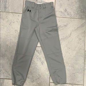 Under Armour gray baseball pants